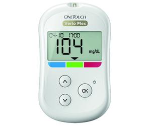 OneTouch Verio Flex Blood Glucose Meter MG / DL Plus Test Strip - New + Ovp from
