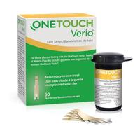 OneTouch Verio® Test Strips I 50 Tests I for Blood Glucose Monitoring with Diabetes I 1 Pack I 50 Test Strips Included