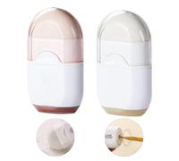 OneTreeTime 2 Pcs Manual Pencil Sharpener with Eraser Pencil Sharpener with Container Mini 2-in-1 Pencil Sharpener Manual Pencil Sharpeners for Kids Adults Student School Home Office Supplies(2PCS*2)
