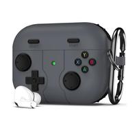 OneTreeTime Airpods Pro Case Cover, Game Player Design, Silicone Protective Case for Airpod Pro 2nd/1st Generation, Keychain, Gray