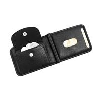 OneTreeTime Blocking Slim Bifold Genuine Leather Minimalist Front Pocket Wallets for Men with Money Clip Thin Mens(K679-1black)