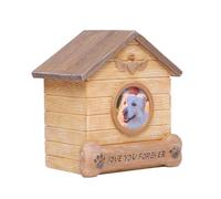 OneTreeTime Cats Ashes Box Pet Funeral Cremation Box with Memory Words Resin Cats Urns Box Keepsakes Cinerary Casket Funeral Cremation(Dog)