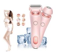 OneTreeTime Glide Razor, OneTreeTime Glide Pro Shaver, 2 in 1 Electric Razor for Women, The Glide Pro 3.0 Portable Ladies Shaver Ipx7 Waterproof, Wet & Dry for Leg Arm Underarm Pubic Area(Pink)