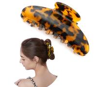 OneTreeTime Large Hair Claw Clips for Women Checkered Big Claw Hair Clips for Thick Hair Rectangle Non Slip Hair Jaw clips(Color A1)
