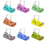 OneTreeTime Mouse Trap with High Capture Rate, 4 for 6 PCS Power Rat Traps That Work, Reusable and Humane Mouse Traps for Indoors and Outdoors, Mice Trap Easy to Use Safe for Family and Pets(4X,Mixed