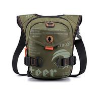 OneTreeTime Thigh Drop Leg Bag for Men Women&Boys Girls with Leg Strap Waist Fanny Pack Bumbags Sling Bag Motorcycle Chest Crossbody Cover Pack for Cycling Travel Outdoor Sport Gym Bag (Brown)