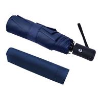 OneTreeTime Travel Umbrella, Folding Umbrella, 8 Ribs Compact Windproof Umbrella, Auto Open/Close, Sturdy Reinforced Canopy Automatic Portable Umbrella for Men&Women(Grey)