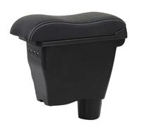 ONETREND Armrest For Benz For Smart 453 For Fortwo For Forfour 2015-2019 Armrest Car Box Retrofit Parts Interior Storage Armrests Storage Box(1A style leather 3USB)