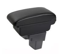 ONETREND Armrest For Hyundai For Accent RB For Solaris For Verna Armrest Box Central Storage Elbow Support For Drivers And Passengers Armrests Storage Box(A-3USB-Black line)
