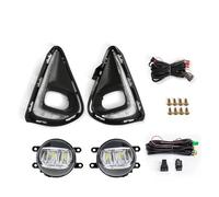 ONETREND Car Front Bumper Fog Lamp For Toyota For Corolla For Axio 2018-2021 Car Daytime Running Light White DRL Yellow Turn Signal Lamp Halogen LED Fog Lamp 12v Front Fog Lamps(DRL Fog Set LED B)