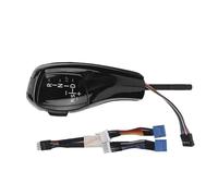 ONETREND Car Gear Knob for BMW 1 3 5 6 Series E90 E60 E46 2D 4D E39 E53 E92 E87 E93 E83 for X3 E89 Automatic Accessories LED Gear Shift Knob Shifter Lever(90-3 81-2 7-9 Black)