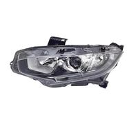 ONETREND Car Headlamp Assembly For CIVIC 10th 2016-2020 Auto Light Headlight Headlamp Cover Shell Halogen Upgrade LED Front Bumper Head Lamp(Left halogen light)