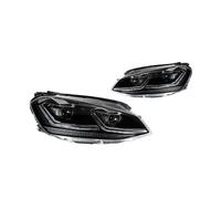 ONETREND Car Headlamp Assembly For VW For Golf 7 MK7 2013-2017 LED Headlight Headlights DRL Head Lamp Dynamic Signal Lens Automotive Accessories Car Styling(T*SI Silver All LED)