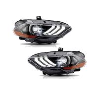 ONETREND Car Headlight Assembly For Mustang 2015 2016 2017 2018 2PCS LED Headlight Assembly LED DRL Lamps Car Accessories Plug And Play(Left Hand Drive,2PCS)