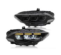 ONETREND Car Headlight Assembly For Mustang 2018-2023 1Pair LED Headlights Assembly Front Head Lamps Assembly DRL Headlamp Accessories