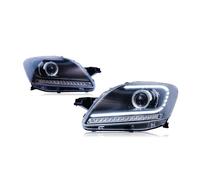 ONETREND Car Headlight Assembly For Toyota For Vios 2008-2013 Car Upgrade Modified DRL Dynamic Turn Signal LED Headlight Auto Accessories