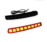 ONETREND Car Rear Bumper Fog Light For Corolla LE SE Sedan 19-25 LED Rear Bumper Reflector Light Car Strop Brake Warning Start-up Dynamic Turn Signal Lamp(A Smoked Lens)