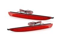 ONETREND Car Rear Bumper Fog Light For Mazda 6 2003-2008 For Mazda6 For Atenza For Sport For Speed 2PCS LED Rear Bumper Light Car Reflector Brake Stop Running Lamp(2pcs RED LENS)