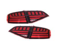 ONETREND Car Tailights For A4 2009-2012 Auto Parts Taillight Tail Light Assembly LED Guide Lights Brake Reverse Plug And Play Accessory Tail Light Assembly(Red)