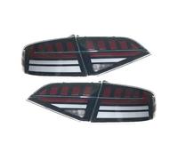 ONETREND Car Tailights For A4 2009-2012 Auto Parts Taillight Tail Light Assembly LED Guide Lights Brake Reverse Plug And Play Accessory Tail Light Assembly(Smoked)