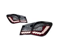 ONETREND Car Tailights For Chevrolet For Cruze 2009-2014 Pattern Sequential Turn Signals LED Running Horse Taillights Tail Light Assembly(Black version)