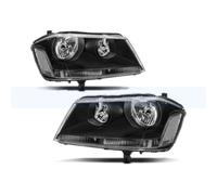 OneTrend For Dodge For Avenger 2008-2014 Headlight Head Lamp Assembly | Car Headlamp 1pair Front Bumper Front Head Light Headlamp Headlamps Assy(Black)