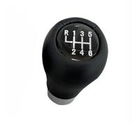 ONETREND Gear Stick Head for BMW 1 3 5 6 Serie E46 E53 E60 E61 E63 E65 E81 E82 E83 E87 Gear Shift Knob 5/6 Speed Car Lever with Leather Boot Cover(Shift knob 6 Speed)