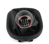 OneTrend Gear Stick Head for VW for Caddy II 2 MK2 for Touran 2003-2010 Gear Shift Knob Change Pen Stick Lever Gaiter Boot Cover(6 Speed Plastic knob)