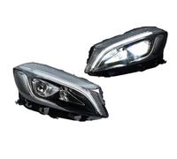 ONETREND Headlights Assembly For Benz W176 A180 A200 2013-2018 Car Styling Head Lamp LED Headlight DRL Signal Led Projector Lens Auto Accessories Car Headlight(Xenon)