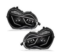 ONETREND Headlights Assembly For Benz W203 2000-2006 1Pair Headlights LED Front Light Fog Brake Turn Signal Car Accessories Car Headlight(For xenon)