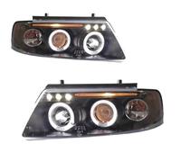 ONETREND Headlights Assembly For Vw For Passat B5 2000-2005 LED Headlight Assembly DRL Daytime Running Light Driving Lamp Halogen Car Accessories Car Headlight