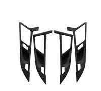 ONETREND Interior Trim for BMW for X1 U11 2023 2024 2025 Suede Door Inner Handle Frame Cover Panel LHD RHD Car Interior Trim Accessories Auto Central Decoration(9002)