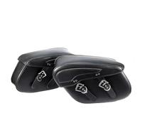 ONETREND Motorcycle Tail Bags 2Pcs Universal Motorcycle Saddlebags 43x15x26cm Large Capacity Synthetic Leather Waterproof Rear Side Bags Storage Luggage