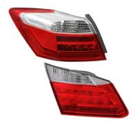 OneTrend Tail Lights For Accord For Sedan EX-L 2013 2014 2015 Left/Right Side Tail Lamp Rear Tail Light Brake Lamp With Rear Tail Light(Left-2PC)
