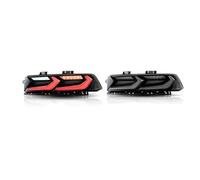 ONETREND Tail Lights For Chevrolet For Camaro 2014 2015 Pair LED Taillights Assembly Rear Tail Lights Lamp Car Accessories Rear Light(2PCS Smoke)