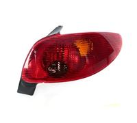 ONETREND Tail Lights For Peugeot 206 2002-2006 5 Door Hatchback No Bulb Taillights Turn Lights Brake Lights Reverse Lights Driving Lights Rear Light(1 Right)