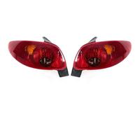ONETREND Tail Lights For Peugeot 206 2002-2006 5 Door Hatchback No Bulb Taillights Turn Lights Brake Lights Reverse Lights Driving Lights Rear Light(Left and Right)