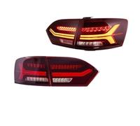 OneTrend Tail Lights For VW For Jetta Mk6 For Sagitar 2011-2014 Auto Rear Back Lamps Assembly Upgrade LED Dynamic Car Taillights Rear Tail Light(Red set)