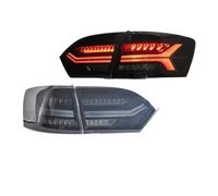 OneTrend Tail Lights For VW For Jetta Mk6 For Sagitar 2011-2014 Auto Rear Back Lamps Assembly Upgrade LED Dynamic Car Taillights Rear Tail Light(Black set)