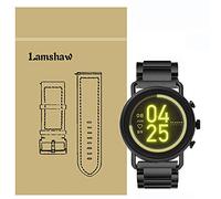 onetuo Compatible for Skagen Falster 3 Band, Quick Release Stainless Steel Metal Replacement Straps Compatible with Skagen Falster 3/SF 3 gen 5 Smartwatch (Black)