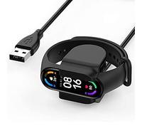 onetuo Compatible with Ama-zfit Band 5 Charger, USB Charging Cilp Dock Replacement Charger Cilp Compatible with Ama-zfit Band 5 Fitness Tracker (Black)