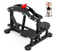 ONETWOFIT Power Tower Pull Up Bar Station, Multi-Function Adjustable Height Foldable Dip Station for Home Gym Workout, Heavy Duty Strength Training Fitness Equipment 360/400/600LBS (black-9)