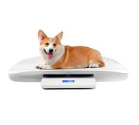 OneTwoThree Digital Pet Scale To Measure Dog And Cat With 3 Weighing Modes WHITE