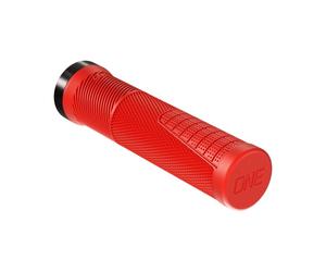 OneUp Components Thin Lock-On Grips - Red