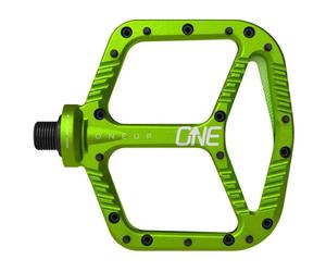 OneUp Flat Aluminum Pedals Green