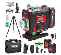 ONEVAN Laser Level with Tripod Self Leveling, 360° 4D 16 Lines Green Laser | ±3° Self Levelling, App & 30m Remote Control, LCD Indicator, with 2x4800mAh Batteries, for Mounting, Tiling and Flooring