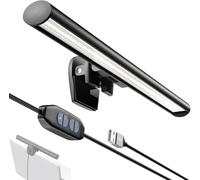OneWatt Laptop Monitor Lamp, LED Screen Light for Home Office, Protect Eyes,Save Desk Space,USB Powered and Touch dimming, 3 Color Modes, no Screen Glare (only Suitable for Notebook)