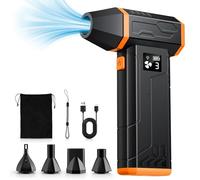 ONEWAY Compressed Air Duster,150000RPM Super Power Compressed Air Cleaner for PC,Rechargeable Cordless Air Blower with LED Light,3 Gear Dust Blower for Computer Keyboard Outdoor House Car