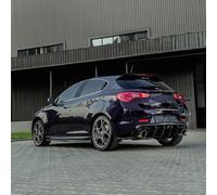 Oneway Rear Diffuser compatible with Alfa Romeo Giulietta 2010-2020 - Version 2 - Gloss black