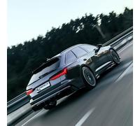 Oneway Rear Diffuser compatible with Audi A6 S-Line/S6 C8 (Sedan/Avant) 2018- - Gloss black